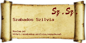 Szabados Szilvia névjegykártya